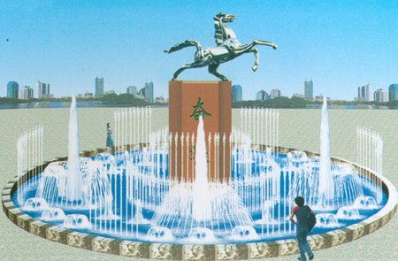 喷泉雕塑006